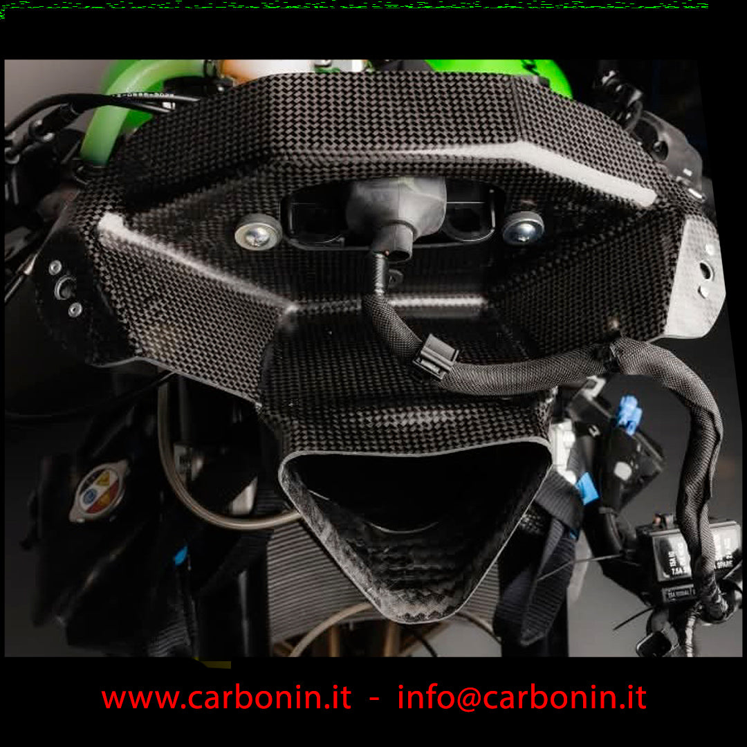 Condotto Airbox con Supporto Strumenti CARBONIO KAWASAKI ZX636R - 2024-