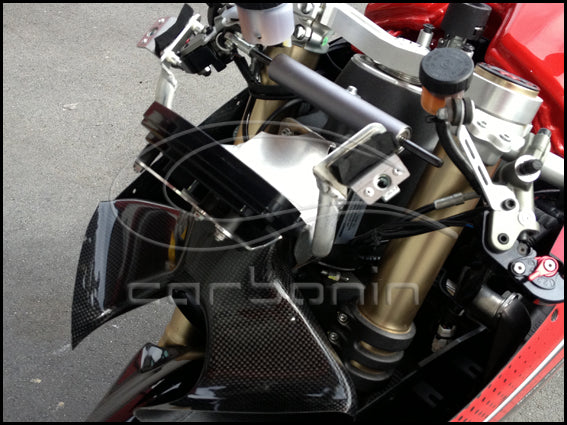 Condotto Airbox con Supporto Strumenti CARBONIO PANIGALE 899/959/1199/1299