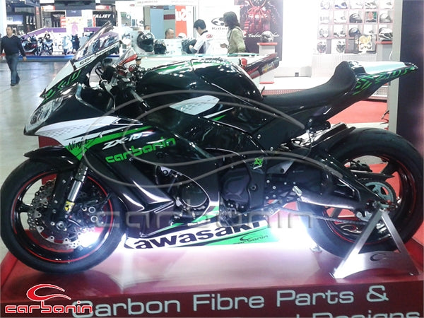 CARENA PISTA COMPLETA SBK (inclusi 12 ganci rapidi) CARBONIO KAWASAKI ZX10R - 2011-2015