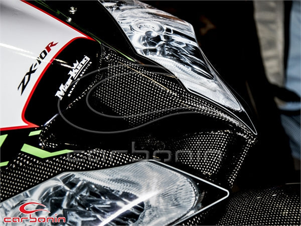 CARENA PISTA COMPLETA SBK (inclusi 12 ganci rapidi) CARBONIO KAWASAKI ZX10R - 2011-2015