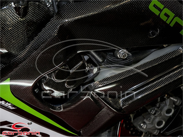 CARENA PISTA COMPLETA SBK (inclusi 12 ganci rapidi) CARBONIO KAWASAKI ZX10R - 2011-2015