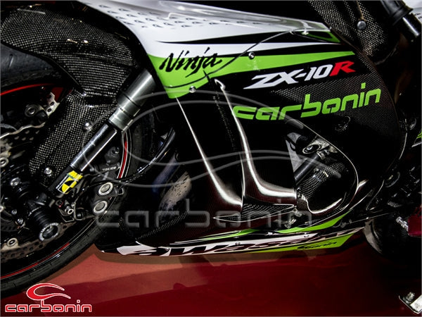 CARENA PISTA COMPLETA SBK (inclusi 12 ganci rapidi) CARBONIO KAWASAKI ZX10R - 2011-2015