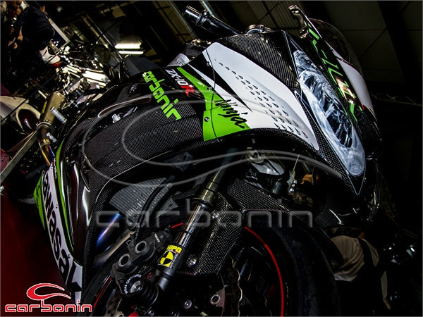 CARENA PISTA COMPLETA SBK (inclusi 12 ganci rapidi) CARBONIO KAWASAKI ZX10R - 2011-2015