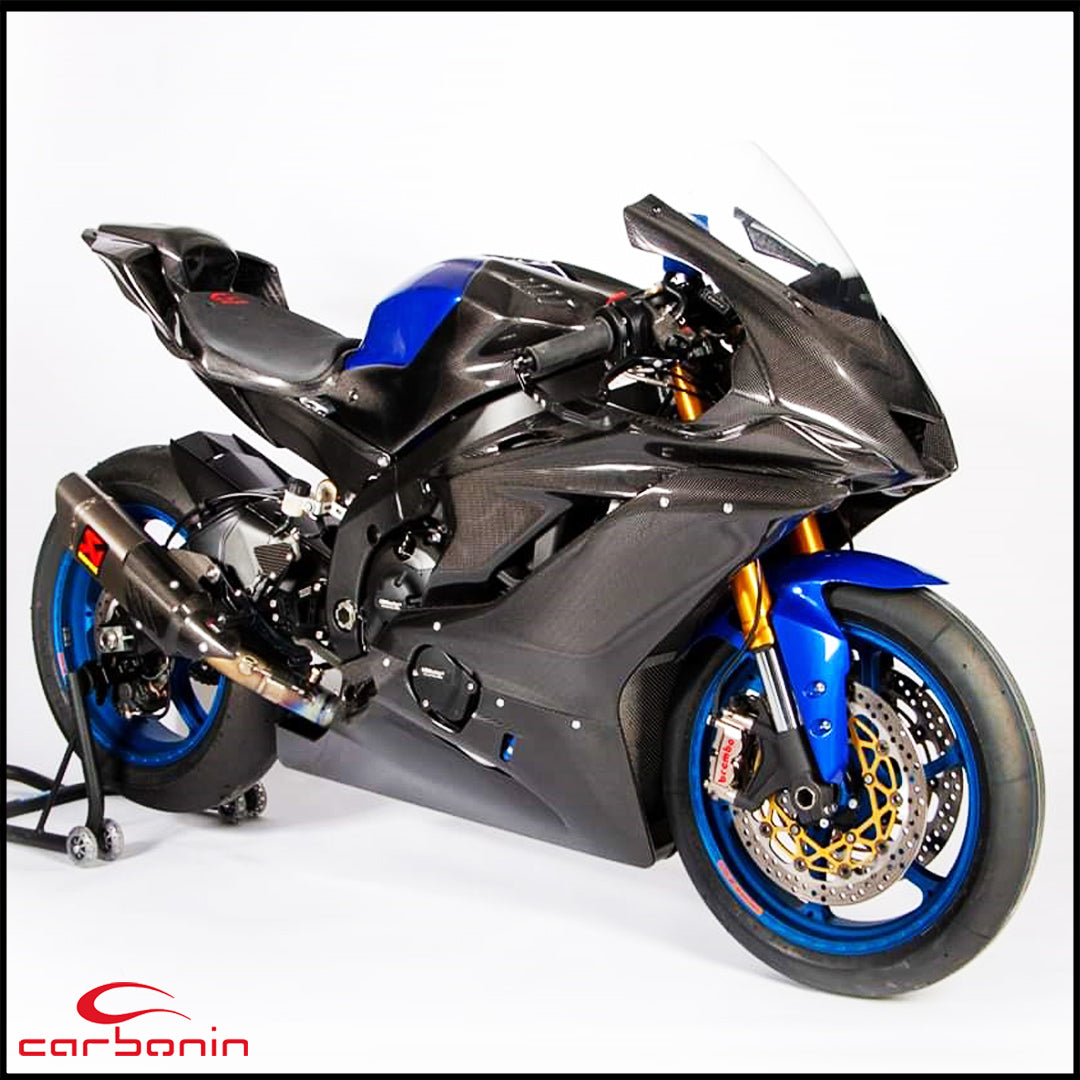 Carena PISTA Completa CARBONIO Radiatore Originale (inclusi 11 ganci rapidi) YAMAHA R6 - 2017-