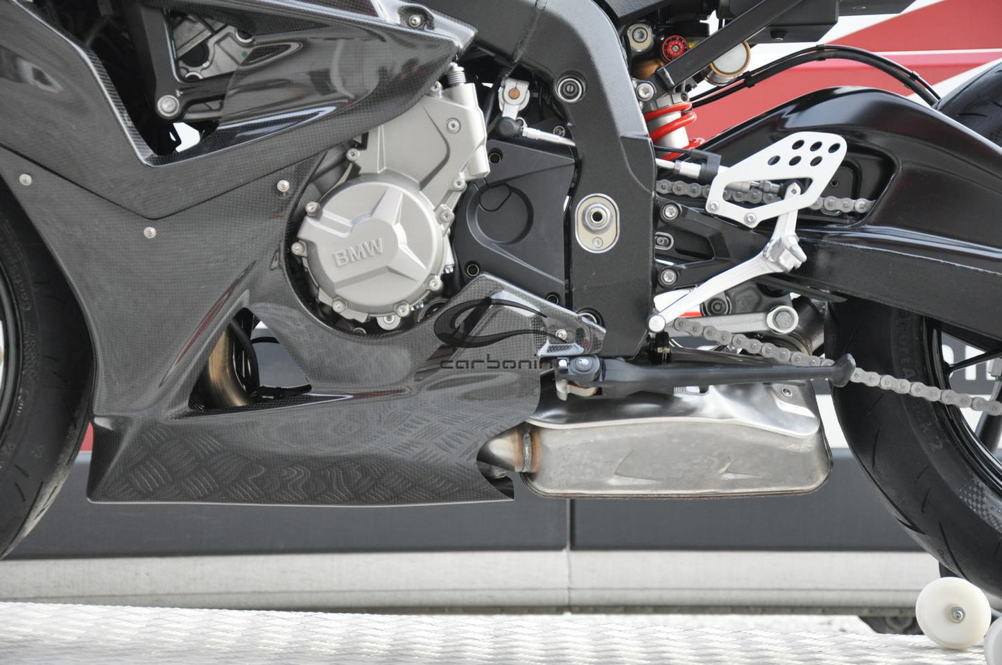 Carena PISTA Completa CARBONIO Scarico Originale (inclusi 12 ganci rapidi) BMW S1000RR - 2010-2014