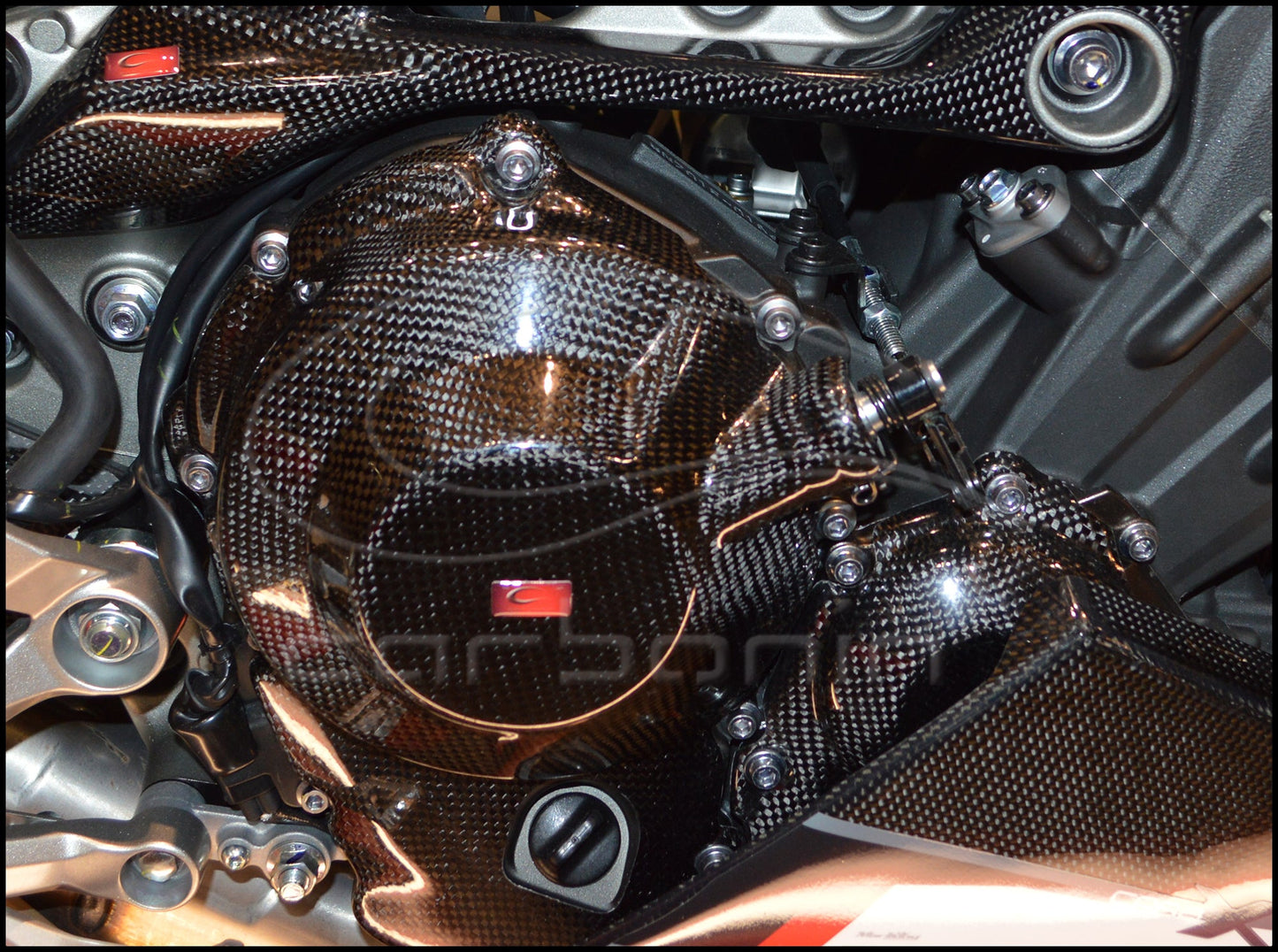 Protezione Carter Frizione CARBONIO YAMAHA MT09 - 2013-2020