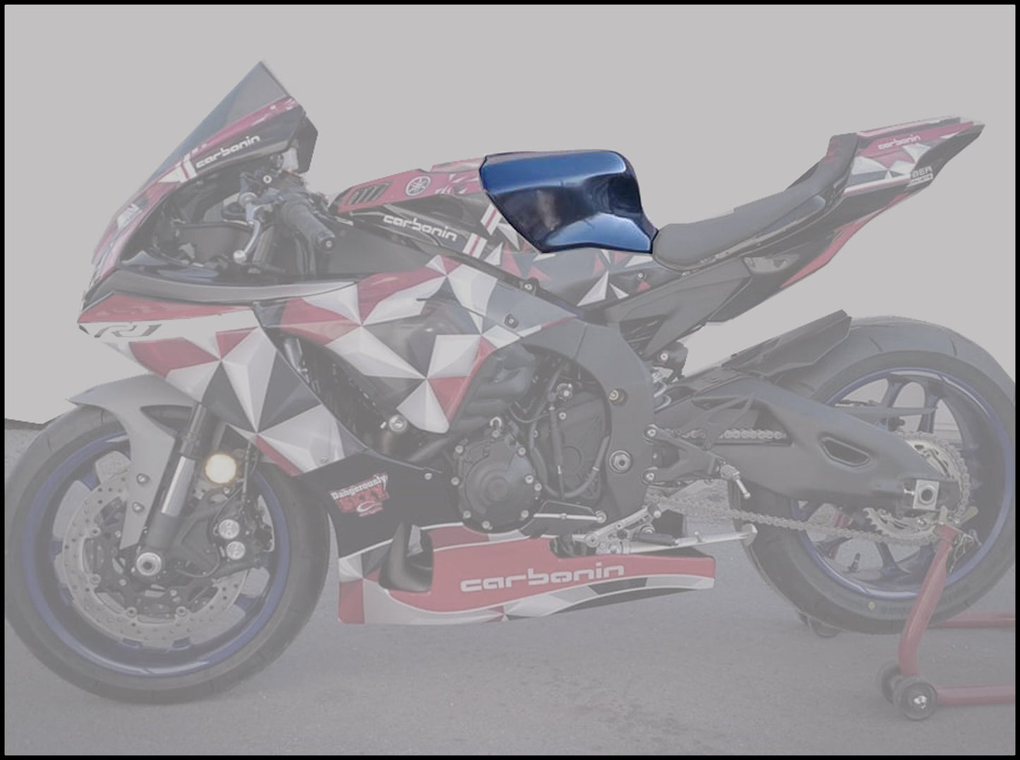 Cover Serbatoio Estensione CARBONIO YAMAHA YZF R1 R1M - 2015-