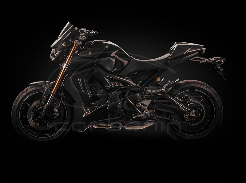 Fianchetti Radiatore CARBONIO YAMAHA MT09 - 2013-2016