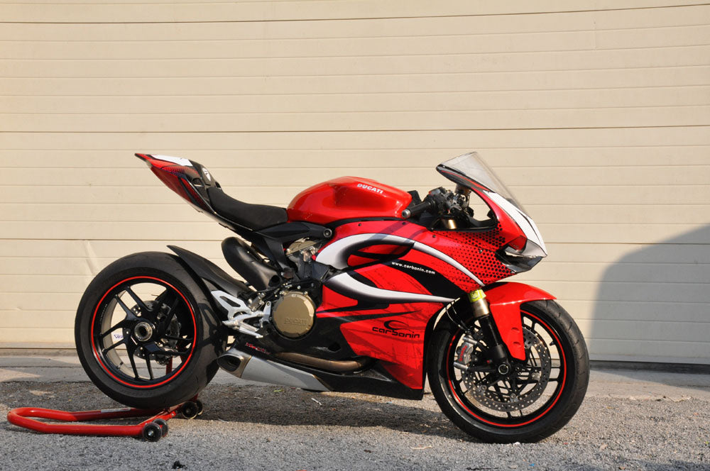 Carena PISTA Completa AVIOFIBRA (Inclusi 6 Ganci Rapidi) DUCATI PANIGALE 899/959/1199-1299