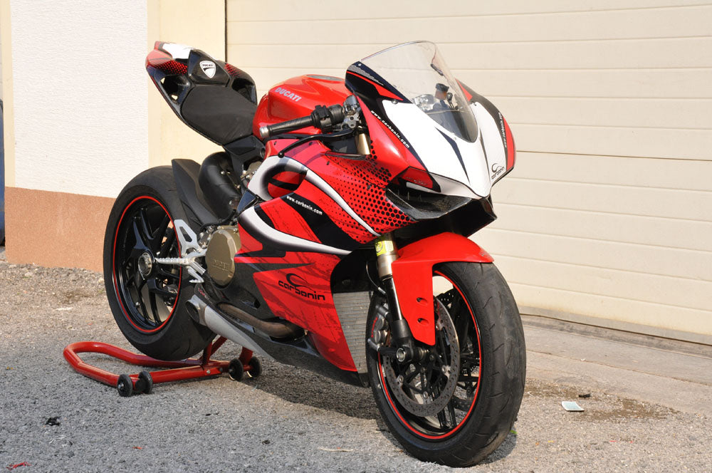 Carena PISTA Completa AVIOFIBRA (Inclusi 6 Ganci Rapidi) DUCATI PANIGALE 899/959/1199-1299