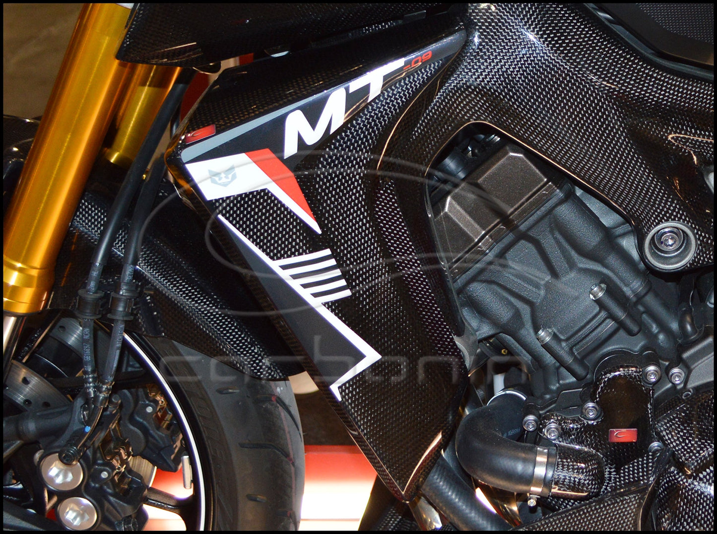 Fianchetti Radiatore CARBONIO YAMAHA MT09 - 2013-2016