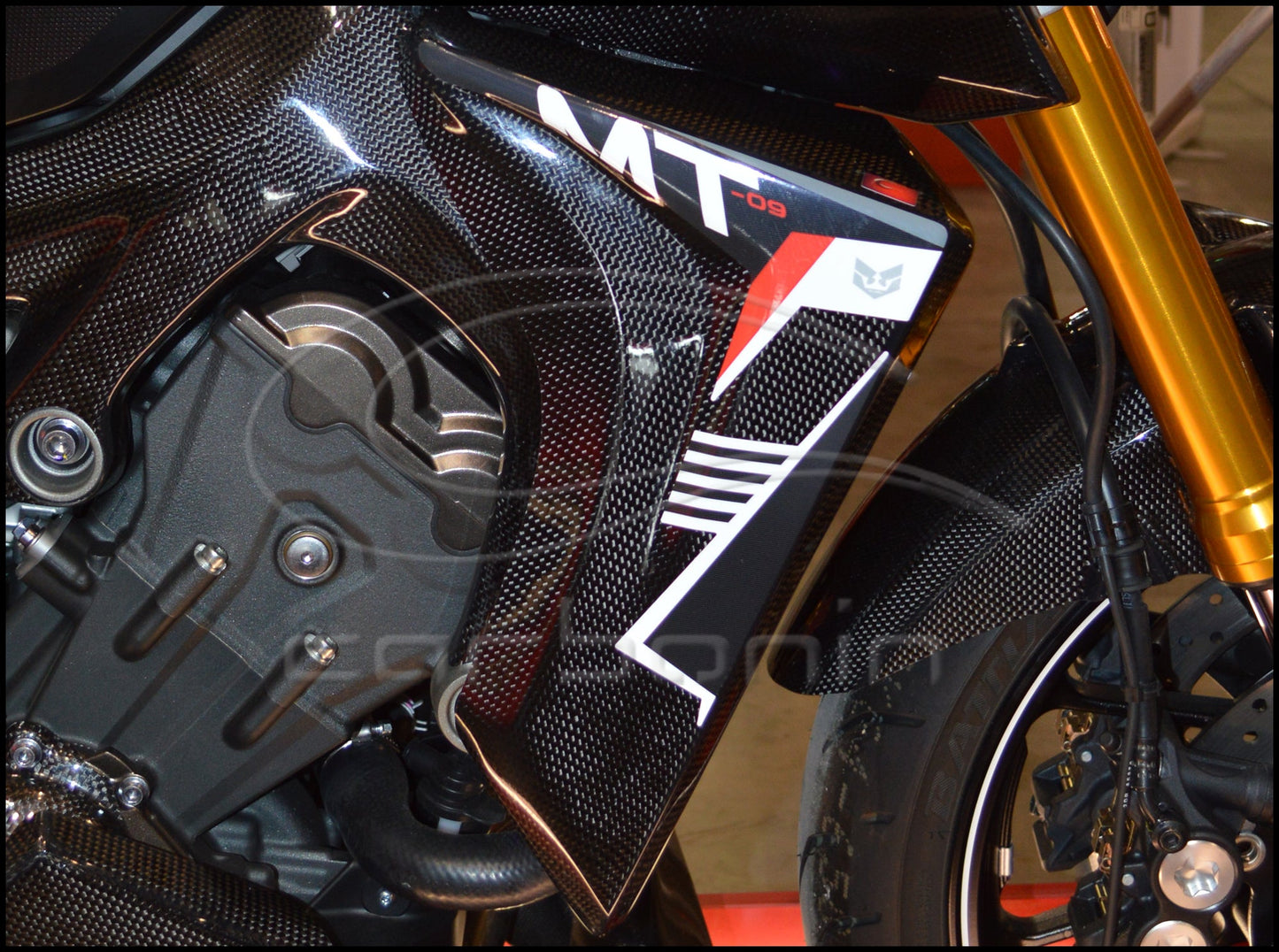 Fianchetti Radiatore CARBONIO YAMAHA MT09 - 2013-2016