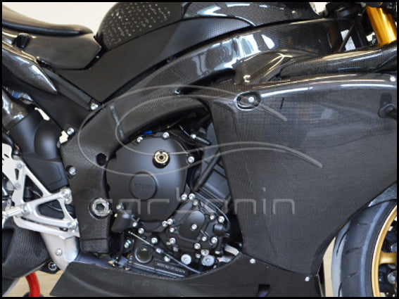 Protezioni Telaio CARBONIO YAMAHA YZF R1 - 2009-2014